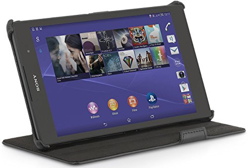 STILGUT UltraSlim, Tasche mit Standfunktion kompatibel mit Sony Xperia Z3 Tablet Compact, schwarz B-Ware