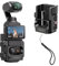ULANZI PK-06 Erweiterungsadapter-Zubehör für DJI Osmo Pocket 3, Aluminium Schutzkäfig Metallhalterung mit 1/4'' Schraubenlöchern, Action Camera Interface, DJI Osmo Pocket 3 Zubehör Quick-Release