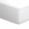 schlafgut Mako-Jersey Basic Spannbetttuch, Baumwolle, Weiss, 200 x 200 cm