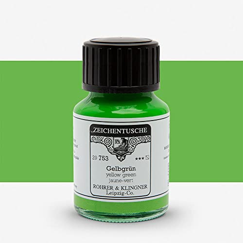 Rohrer & Klingner Drawing Indian Ink Yellow Green 50 ml