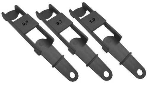 SKS Feilen-Winkelführungs-Set 20mm - zum Abhängen der belagseitigen Kanten