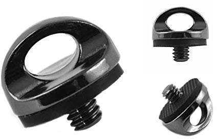 Mind Care Essentials PREMIUM 1/4 Zoll Kamera Befestigungsschraube aus hochfestem Metall | Farbe anthrazit | Adapter-Schraube für Kameragurt Tragegurt oder Handschlaufe| 1/4 Zoll Kamera-Adapter