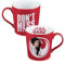 Vandor 99363 Star Wars Princess Leia - Taza de cerámica de 355 ml, color rojo y blanco
