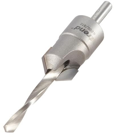 Trend TCT Adjustable Countersink 5/8 Inch Diameter with HSS Slow Spiral Drill Bit, Ideal for Plywood & Plastics, 6200/8TC