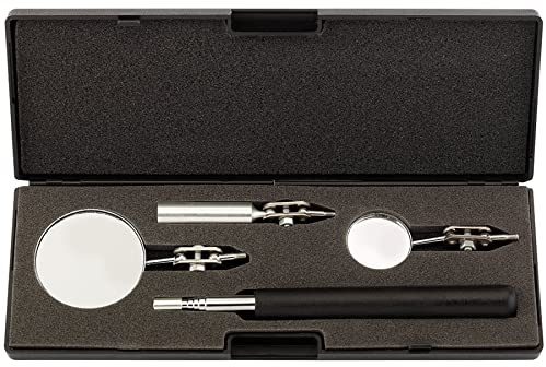 Draper 44001 Telescopic Pick Up Tool and Mirror Set, 4 Pieces, Blue