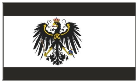 Flagge Fahne Preussen Königreich 1892 - 1918 90x150cm
