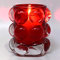 Bolsius ReLight® Kerzenhalter  Bubble  98/84mm rot inkl. Nachfüller