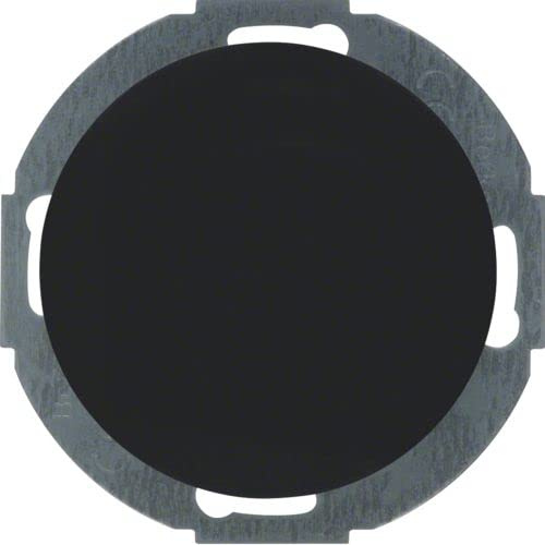 Tapa ciega, R.CLASSIC, negro, brillo
