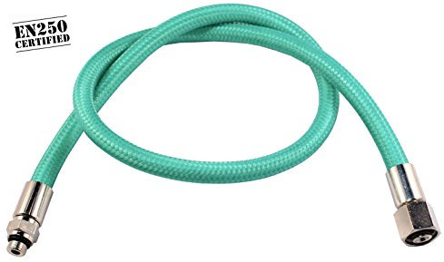 METALSUB Frusta erogatore Intrecciato, Diveflex Verde. (102)