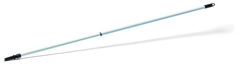 SCHULLER Teleskopstiel aus Stahl weiß lackiert ausziehbar von 1,2-2 m, 1 Stück, 21491