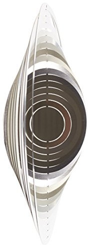 A2002 - SKARAT hochwertiges 3D Windspiel aus Edelstahl - Kreis 15cm x 15cm - Made in Germany