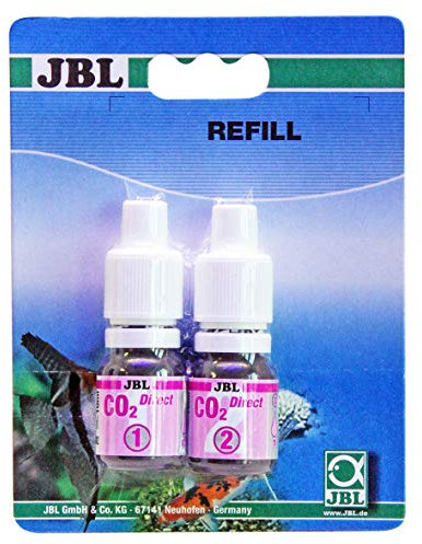 JBL 2541700 Nachfüller für Schnelltest zur Bestimmung, Kohlendioxidgehalts in Süßwasser Aquarien