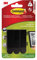 Comando de 17.201 imágenes BLK tiras de montaje (talla M, hasta 5,4 kg de capacidad) 4 series con 2 rayas, negro