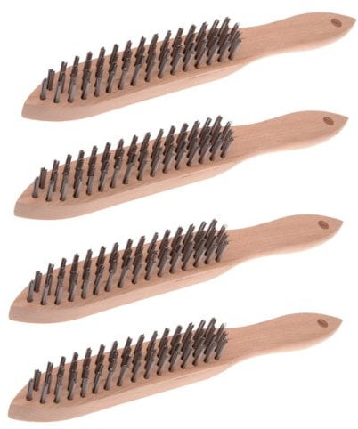 4 Row Engineers Wire Brush (Pack of 4)