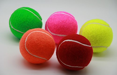 Price's 5 coloured Tennis balls(5)
