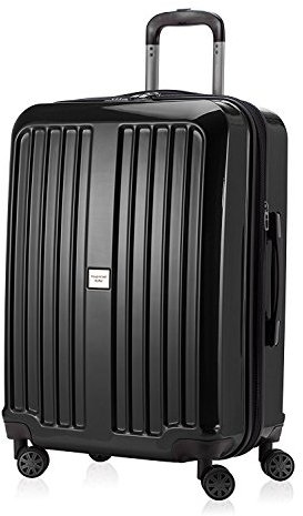 HAUPTSTADTKOFFER - X-Berg - Bagage à main robuste avec Compartiment pour Ordinateur Portable, 65 cm, 90 L, Noir
