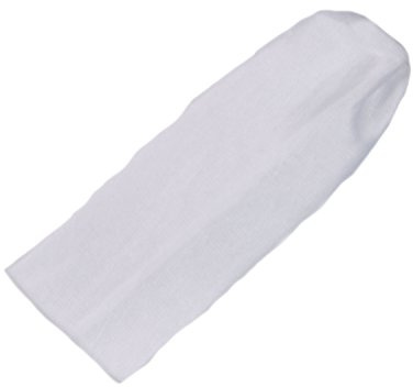 Unisex 7cm White Sport Dance Training Stretch Headband Bandeaux