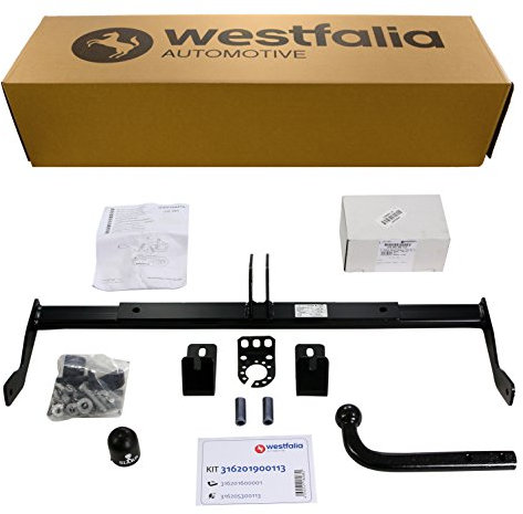 Westfalia Starre Anhängerkupplung für Renault Scenic (BJ 07/2003-06/2009) im Set mit 13-poligem fahrzeugspezifischen Westfalia Elektrosatz