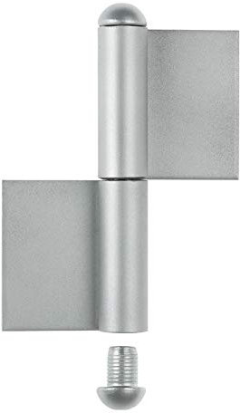 Alberts 414344 Cerniera per cancelli Metallici, Acciaio, 180 mm / Ø14 mm / 1 pièce