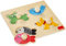 Goula D53116 - Holzpuzzle Haustiere, 4 Teile