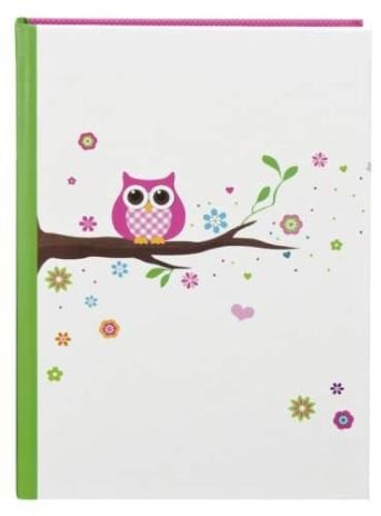 goldbuch Notizbuch A5 Eule weiß 64043 4009835640432