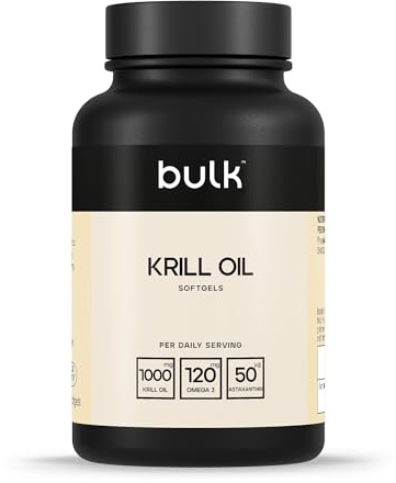 Bulk Krill Oil Softgels, 500 mg, Pack of 60