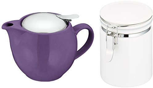 ZEROJAPAN Geschenk Set Universal Teekanne für 3 Personen und Tee Kanister Ei Pflanze ZG – 005 EG (Japan Import)