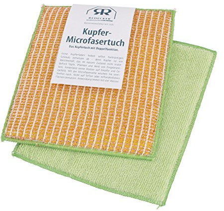 Redecker 250160 Kupfer-Microfasertuch, 16 x 19,5 cm