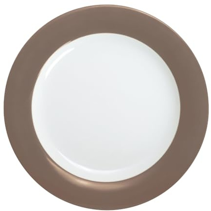 KAHLA 576400A72648C Pronto Colore Brunch-Teller 23 cm warm gray|taupe Teller aus Porzellan