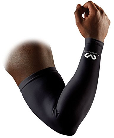 McDavid Erwachsene Kompressions-Armstulpe, Schwarz, L/XL, 6566R