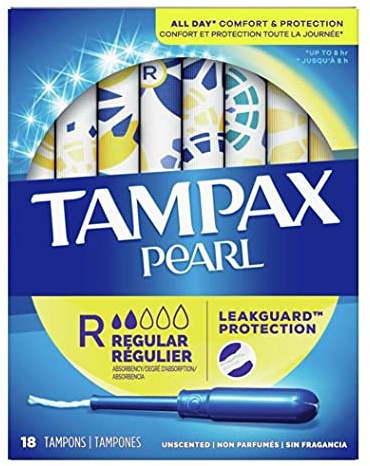 TAMPAX PEARL REG UNSCENTED 18 by Tampax