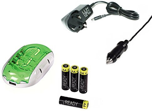 Ex-Pro® Emergency USB Compact Portable Power Bank inc 4X AA Batteries Ideal for Smartphones, Tablets, Mobile, iPhone, Android [Pack of 2]