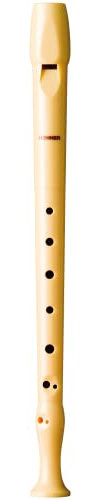 Hohner HOB9509 Flûte à bec soprano en do en plastique avec doigté baroque
