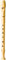 HOHNER 9509 Blockflöte, Melody Line, barock, einteilig, Kunststoff