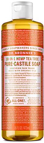 Dr Bronner Organic Tea Tree Castile Liquid Soap 473 ml