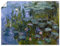 ARTLAND Wanddeko Poster & Kunstdrucke Wandposter 40x30 cm Teich See Pflanzen Blumen Seerosen Nympheas 1918 Impressionismus Claude Monet T7DE