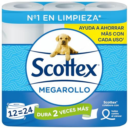 Scottex Megarollo Papier toilette 12 Rollos