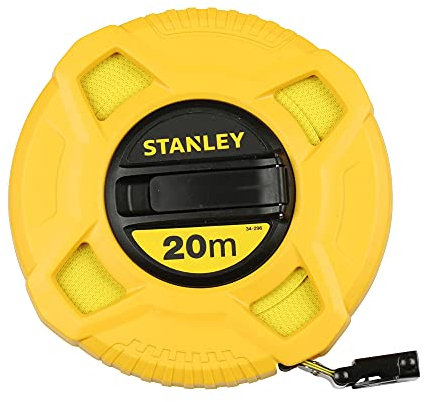STANLEY, Rotella Metrica, Nastro in Fibra di Vetro, 20 m. 0-34-296