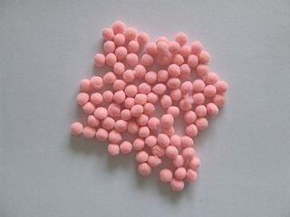 Trimits PP1P | Pink Pom Poms | Toy Making | 7mm | 100 pack