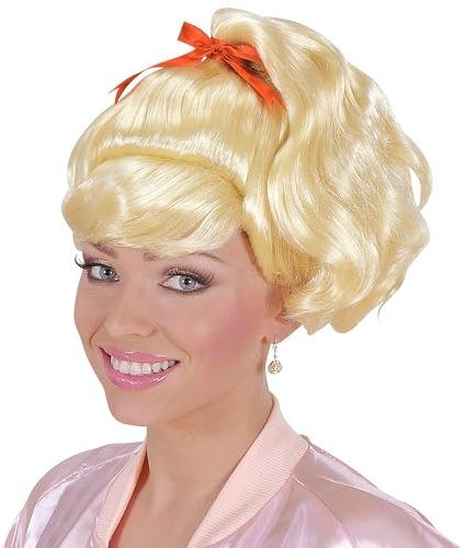 W WIDMANN MILANO Party Fashion S0670 - Perücke Sandy, blond, 70er Jahre, Karneval, Mottoparty