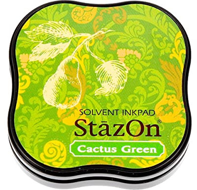 Tsukineko Stazon Midi Ink Pad, Kaktus grün