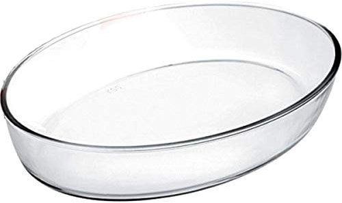 IBILI 480135 Plat Ovale, Verre, Transparent, 35 x 25 x 6.5 cm