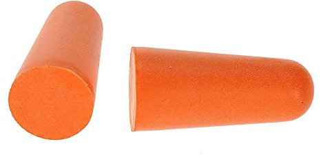 Portwest EP02ORR Ohrenstöpsel aus Polyurethan-Schaumstoff, Einheitsgröße, Farbe: Orange, 200 Paar