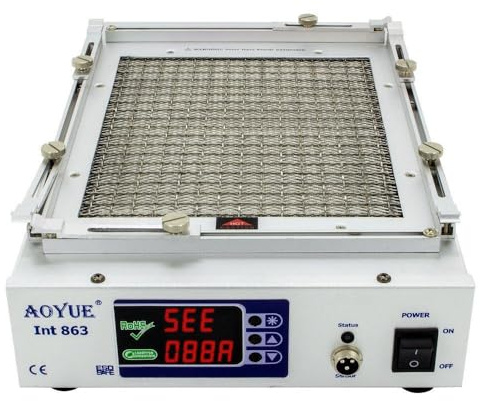 Aoyue 863 Infrared Preheater with Variable Temperature for reworking PCB's