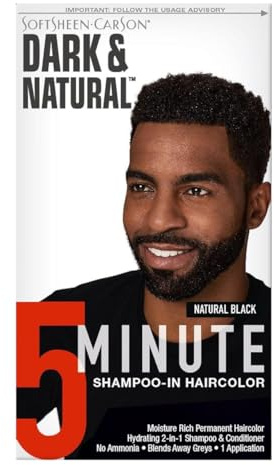 Dark & Natural Color Men Natural Black (3 Pack)