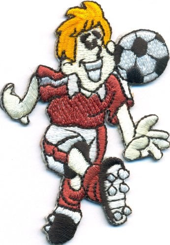 Kids Child Football player Club Comic FC Fanclub Uniform Iron on Patch Badge Sticker