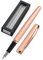 ONLINE Füllhalter Eleganza Diamond Rosegold I hochwertiger Metall-Füller I Feder M I Metallclip I inkl. Tintenpatrone blauschreibend I für Standard-Patronen I in Geschenkverpackung