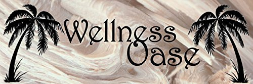Creativ Deluxe Wellness Oase/Metallschild/Blechschild/Dekoschild/Wandschild/wetterfest/Innenbereich/Außenbereich/Motivation/Vintage