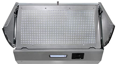 electriQ Integrated Cooker Hood 60cm Grey