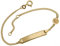 Gravurarmband, ID-Armband für Babys und Kinder mit Schutzengel - 333 Gold, Länge wählbar von 12-16cm - GRAVUR INKLUSIVE